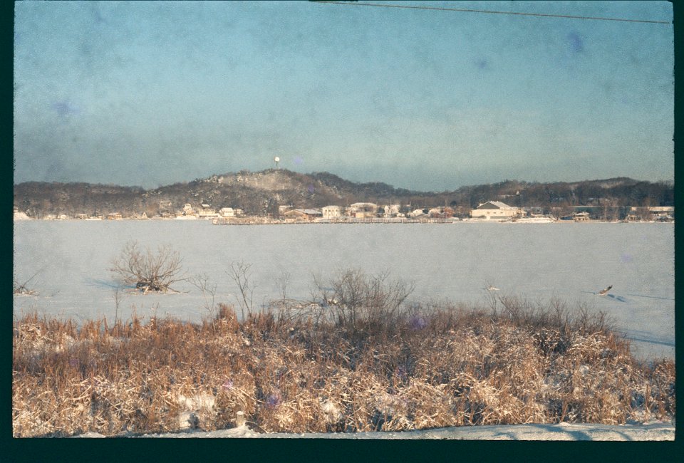 Mt. Baldy across Kalamazoo River 1978